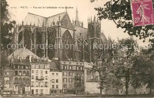 Metz_Moselle La Cathedrale et les Roches Metz_Moselle