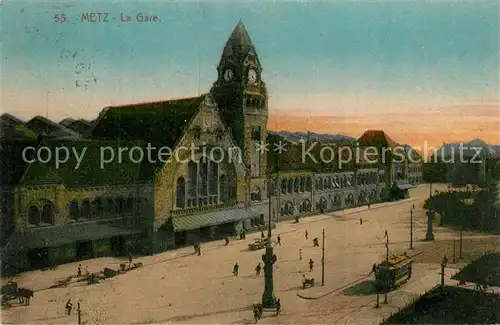 Metz_Moselle La gare Bahnhof Metz_Moselle