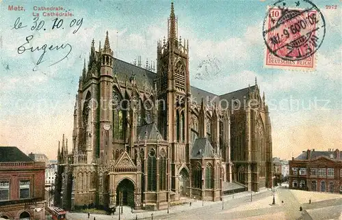 Metz_Moselle La Cathedrale Dom Metz_Moselle