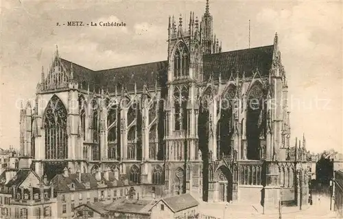 Metz_Moselle La Cathedrale Dom Metz_Moselle