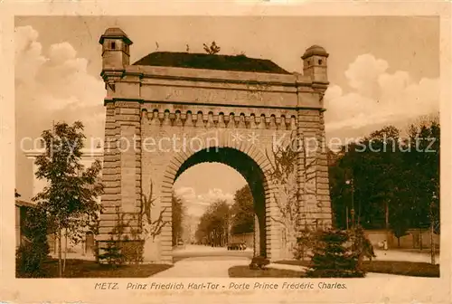 Metz_Moselle Prinz Friedrich Karl Tor Porte Prince Frederic Charles Metz_Moselle