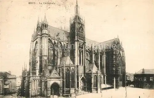 Metz_Moselle La Cathedrale Dom Metz_Moselle
