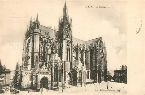 Metz_Moselle La Cathedrale Dom Metz_Moselle