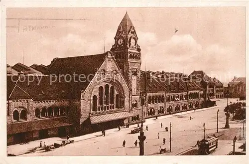 Metz_Moselle La gare Bahnhof Metz_Moselle