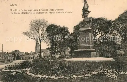 Metz_Moselle Jardin de Bouffler Monument du Prince Frederic Charles Metz_Moselle