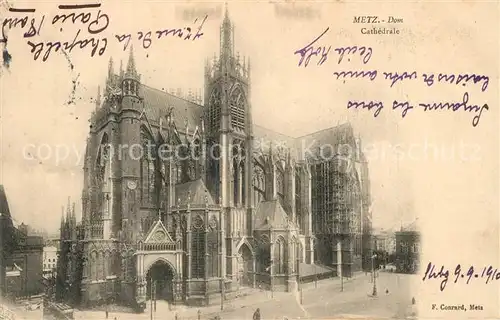 Metz_Moselle La Cathedrale Dom Metz_Moselle