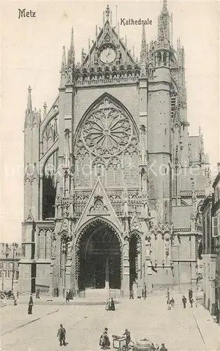 Metz_Moselle La Cathedrale Dom Metz_Moselle