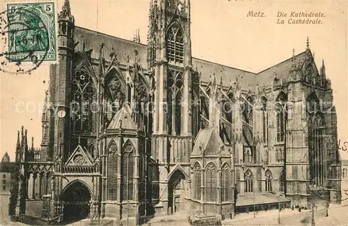Metz_Moselle La Cathedrale Dom Metz_Moselle