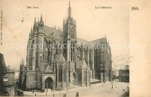 Metz_Moselle La Cathedrale Dom Metz_Moselle