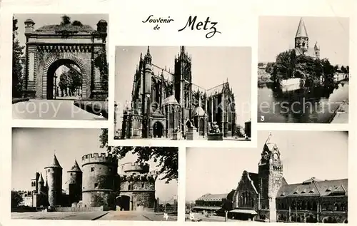 Metz_Moselle Cathedrale Porte Serpenoise Jardin d Amour Porte des Allemands Gare Centrale Metz_Moselle