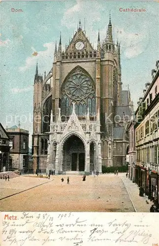 Metz_Moselle La Cathedrale Dom Metz_Moselle