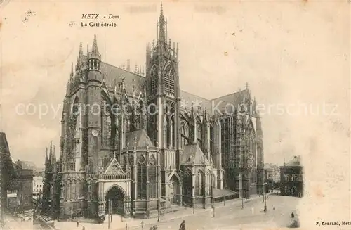 Metz_Moselle La Cathedrale Dom Metz_Moselle