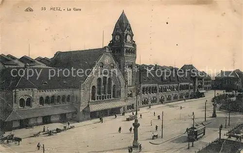 Metz_Moselle La gare Bahnhof Metz_Moselle