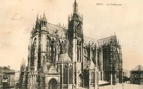 Metz_Moselle La Cathedrale Dom Metz_Moselle