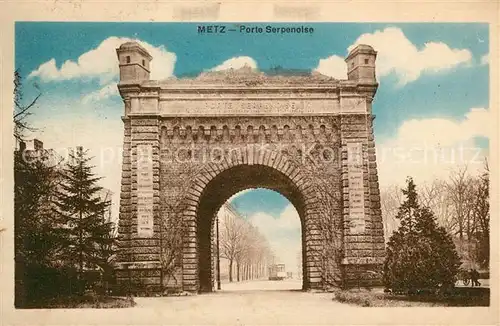 Metz_Moselle Porte Serpenoise Prinz Friedrich Karl Tor Metz_Moselle