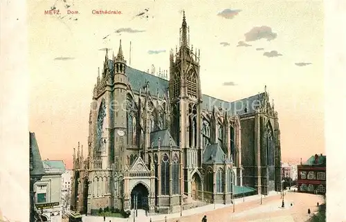 Metz_Moselle La Cathedrale Dom Metz_Moselle
