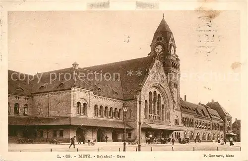 Metz_Moselle La gare Bahnhof Metz_Moselle