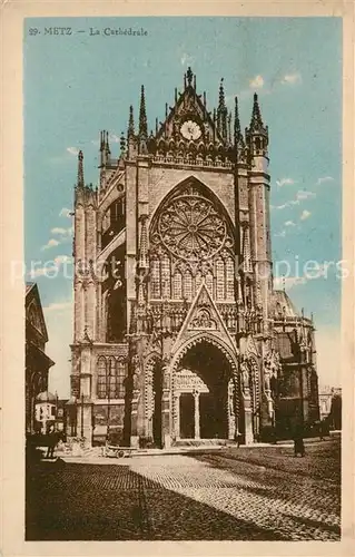 Metz_Moselle La Cathedrale Dom Metz_Moselle