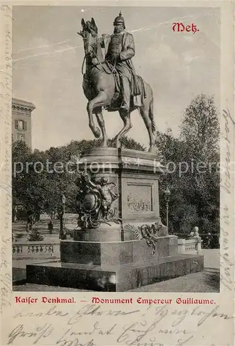 Metz_Moselle Monument Empereur Guillaume Kaiser Denkmal Metz_Moselle