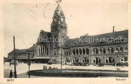 Metz_Moselle La gare Bahnhof Metz_Moselle