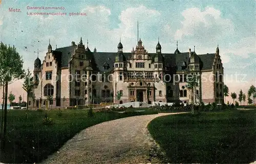 Metz_Moselle Commandanture generale Generalkommando Metz_Moselle