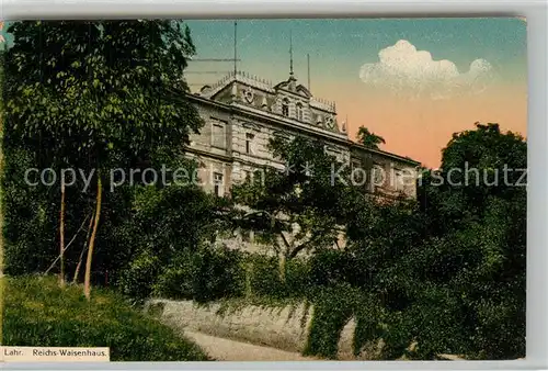 Lahr_Baden Reichswaisenhaus Stempel geprueft Lahr_Baden