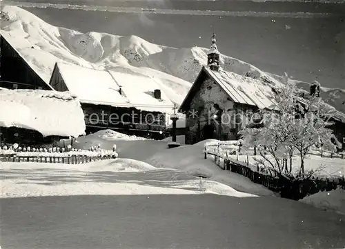 AK / Ansichtskarte Saint Sorlin d_Arves La Vieille Chapelle Saint Sorlin d Arves