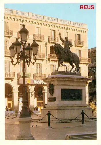AK / Ansichtskarte Reus Monument General Prim Reus