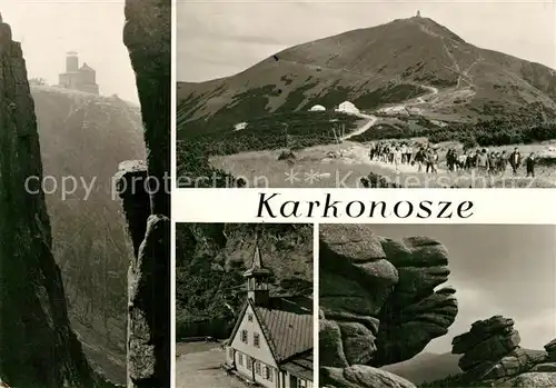 AK / Ansichtskarte Karkonosze Grupa skalna Konskie Lby Karkonosze