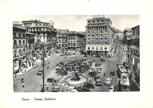 AK / Ansichtskarte Roma_Rom Barberini Square Roma_Rom