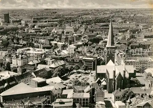 AK / Ansichtskarte Aarhus Fliegeraufnahme Domkirke Aarhus