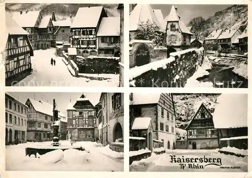 AK / Ansichtskarte Kaisersberg Ortsansichten Winter Kaisersberg