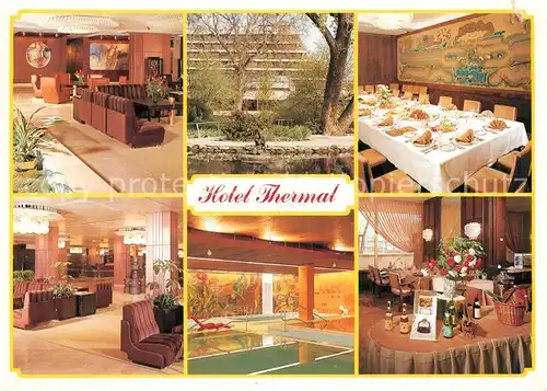 AK / Ansichtskarte Budapest Hotel Thermal  Budapest