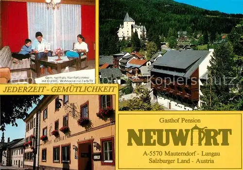 AK / Ansichtskarte Mauterndorf Gasthof Pension Neuwirt Mauterndorf