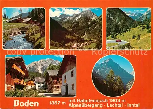 AK / Ansichtskarte Boden_Pfafflar Panorama Hahntennjoch Alpenuebergang Lechtal Inntal Boden_Pfafflar