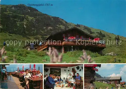 AK / Ansichtskarte Kirchberg_Tirol Jausenstation Baerstaettalm Gaisberggipfel Kirchberg Tirol