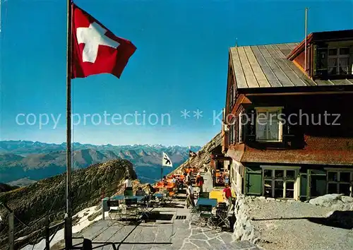 AK / Ansichtskarte Schwaegalp_AR Berghotel Saentis Churfirsten Glarner Alpen Schwaegalp AR