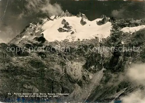AK / Ansichtskarte Venezuela Parque Nacional de la Sierra Nevada Vista del Pico Bolivar Venezuela