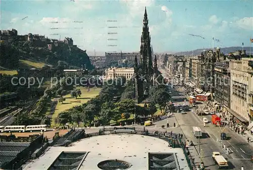 AK / Ansichtskarte Edinburgh Princes Street and the Castle Edinburgh