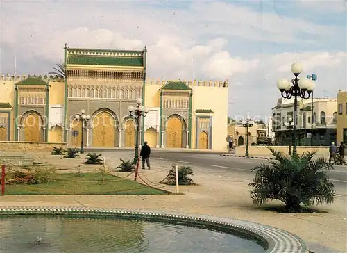 AK / Ansichtskarte Fes Portes du Palais Royal Fes