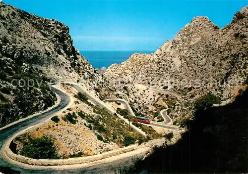 AK / Ansichtskarte Mallorca Carretera de Sa Calobra Mallorca