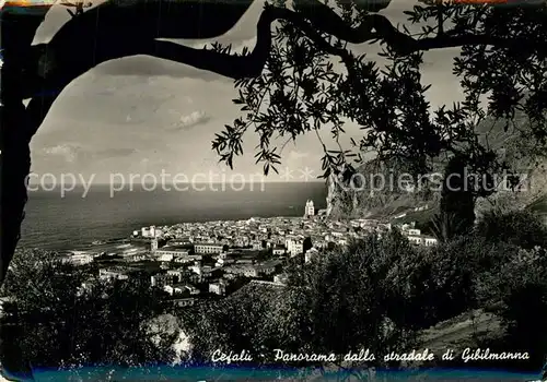 AK / Ansichtskarte Cefalu Panorama dallo stradale di Gibilmanna Cefalu