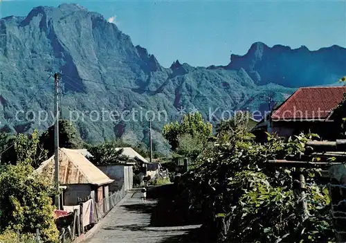 AK / Ansichtskarte La_Reunion Ruelle typique a Cilaos La_Reunion