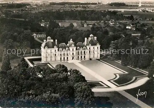 AK / Ansichtskarte Cheverny Chateau de la Loire Vue aerienne Cheverny