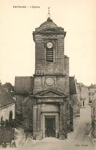 AK / Ansichtskarte Entrains sur Nohain Eglise Entrains sur Nohain