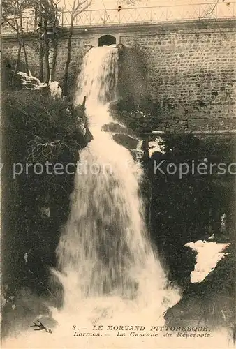 AK / Ansichtskarte Lormes La Cascade du Reservoir Wasserfall Lormes