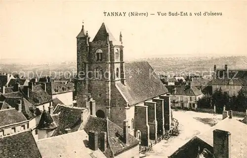 AK / Ansichtskarte Tannay_Nievre Eglise vue a vol d oiseau Tannay Nievre