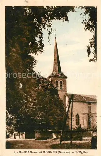 AK / Ansichtskarte Saint Jean aux Amognes Eglise Kirche Saint Jean aux Amognes