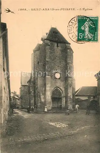 AK / Ansichtskarte Saint Amand en Puisaye Eglise Kirche Saint Amand en Puisaye