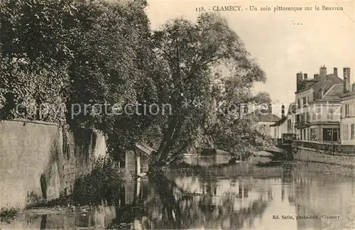 AK / Ansichtskarte Clamecy_Nievre Un coin pittoresque sur le Beuvron Clamecy_Nievre